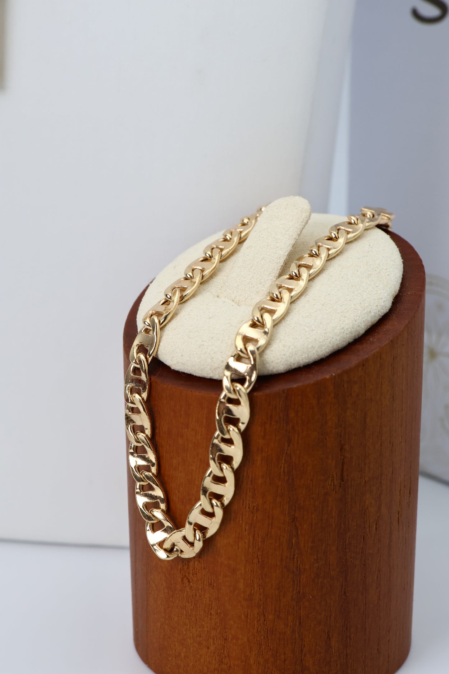 Juego Estilo G. Flat Caballero — Oro Italiano 18k