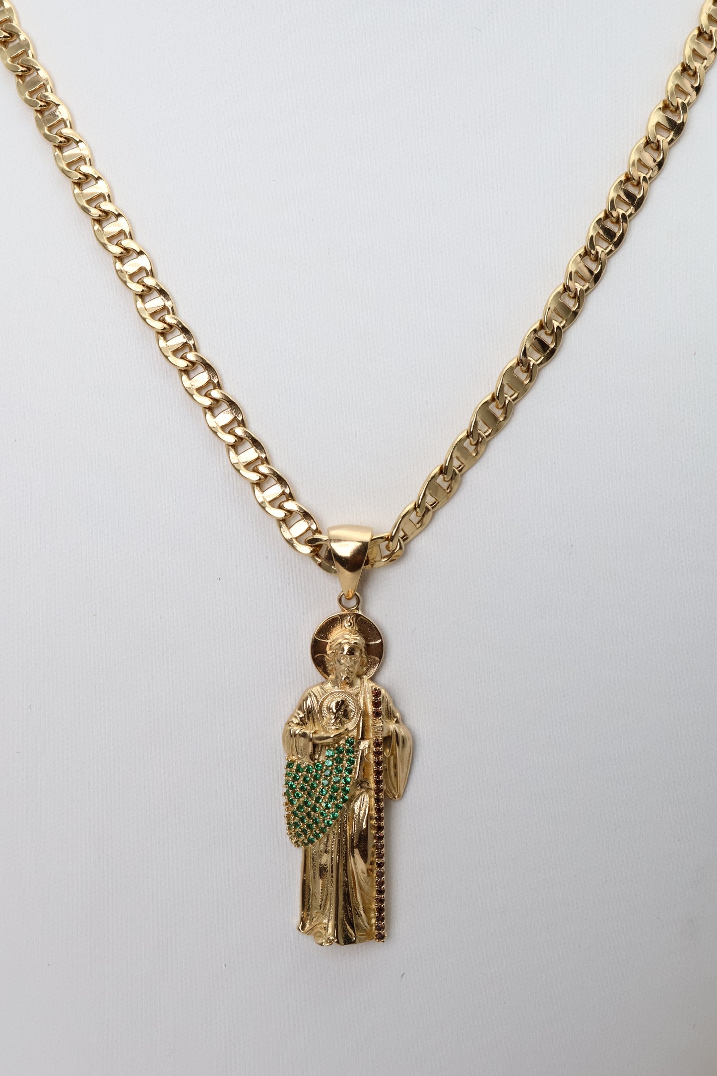 Juego Estilo G. Flat Caballero — Oro Italiano 18k