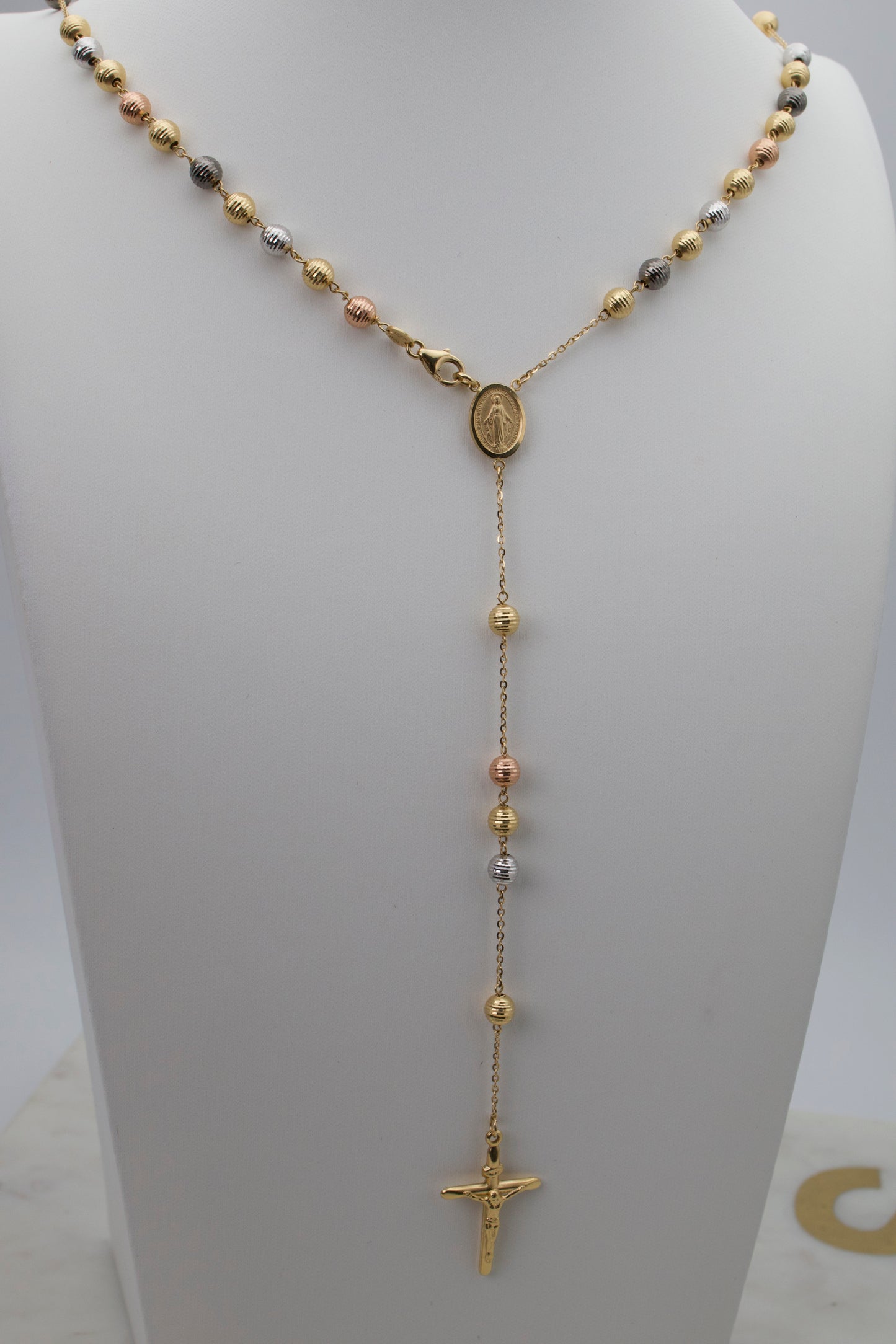 Rosario 4 Tonos — Oro Italiano 18k