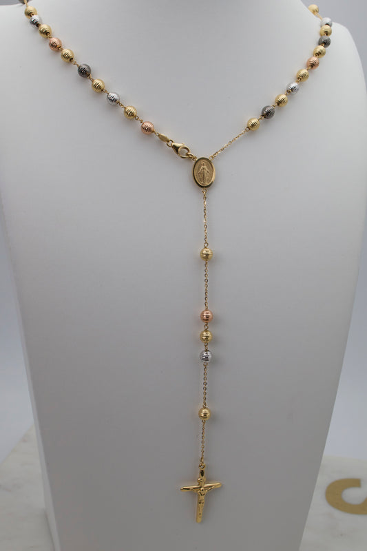 Rosario 4 Tonos — Oro Italiano 18k
