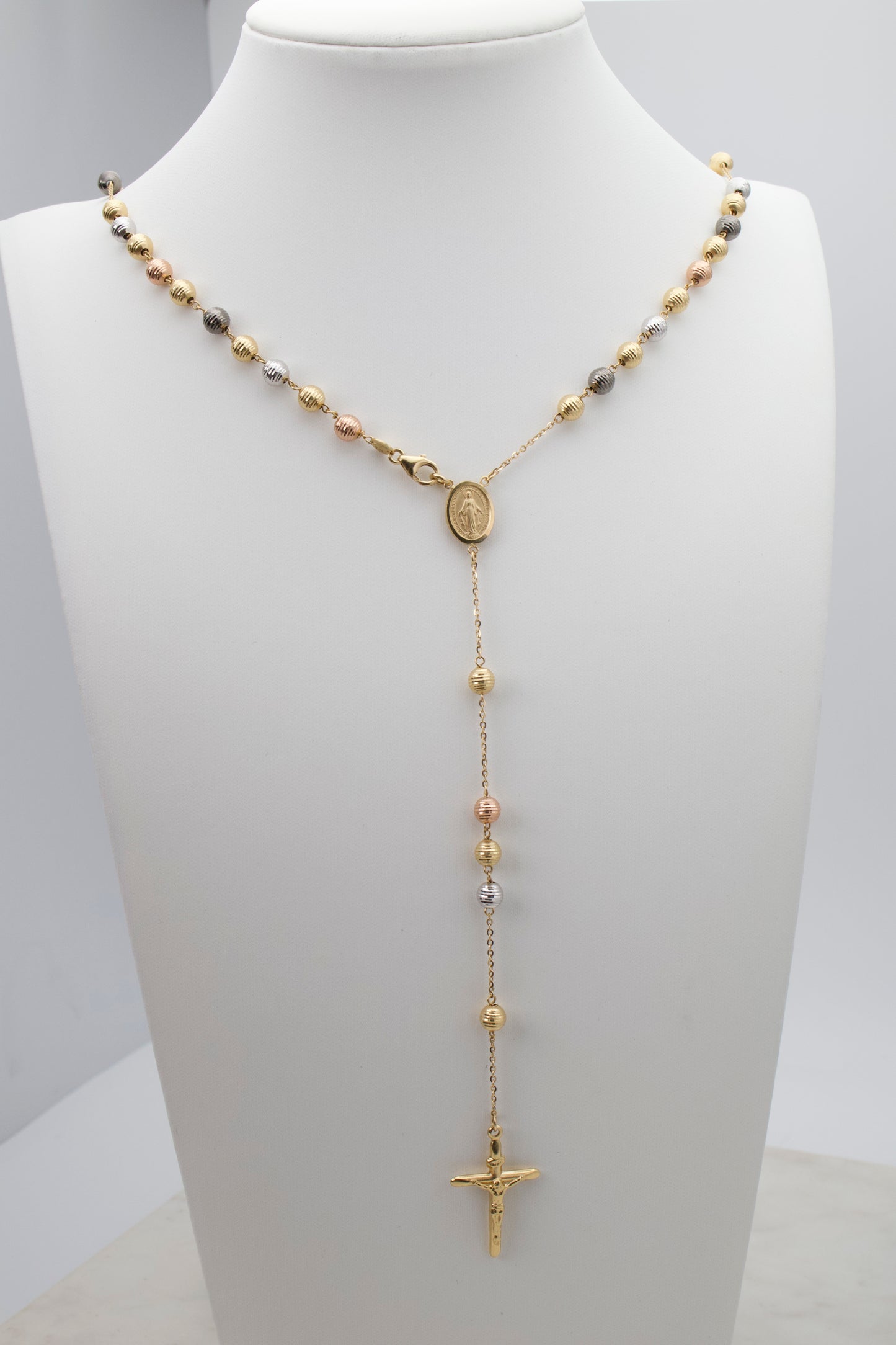 Rosario 4 Tonos — Oro Italiano 18k
