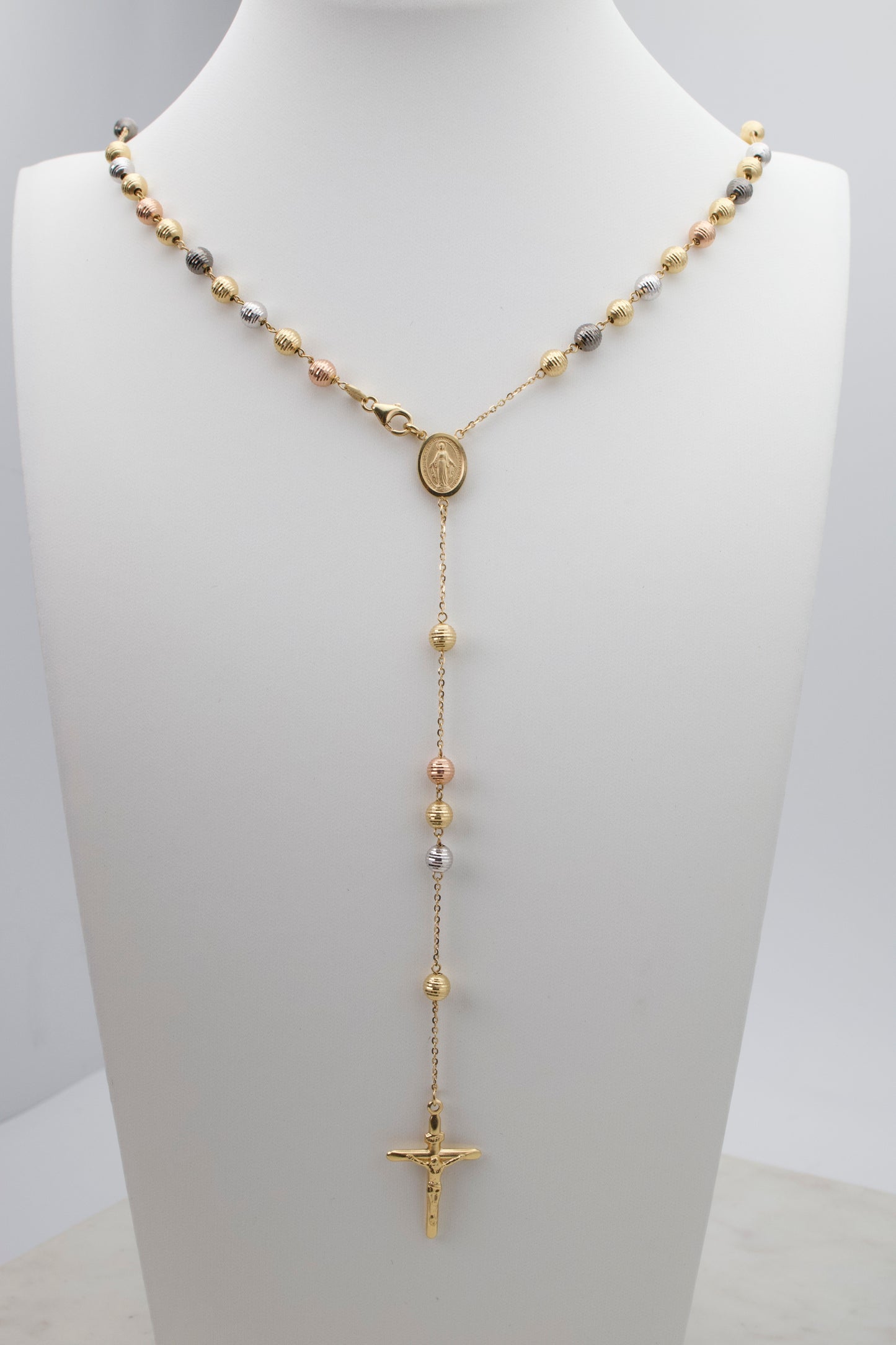 Rosario 4 Tonos — Oro Italiano 18k