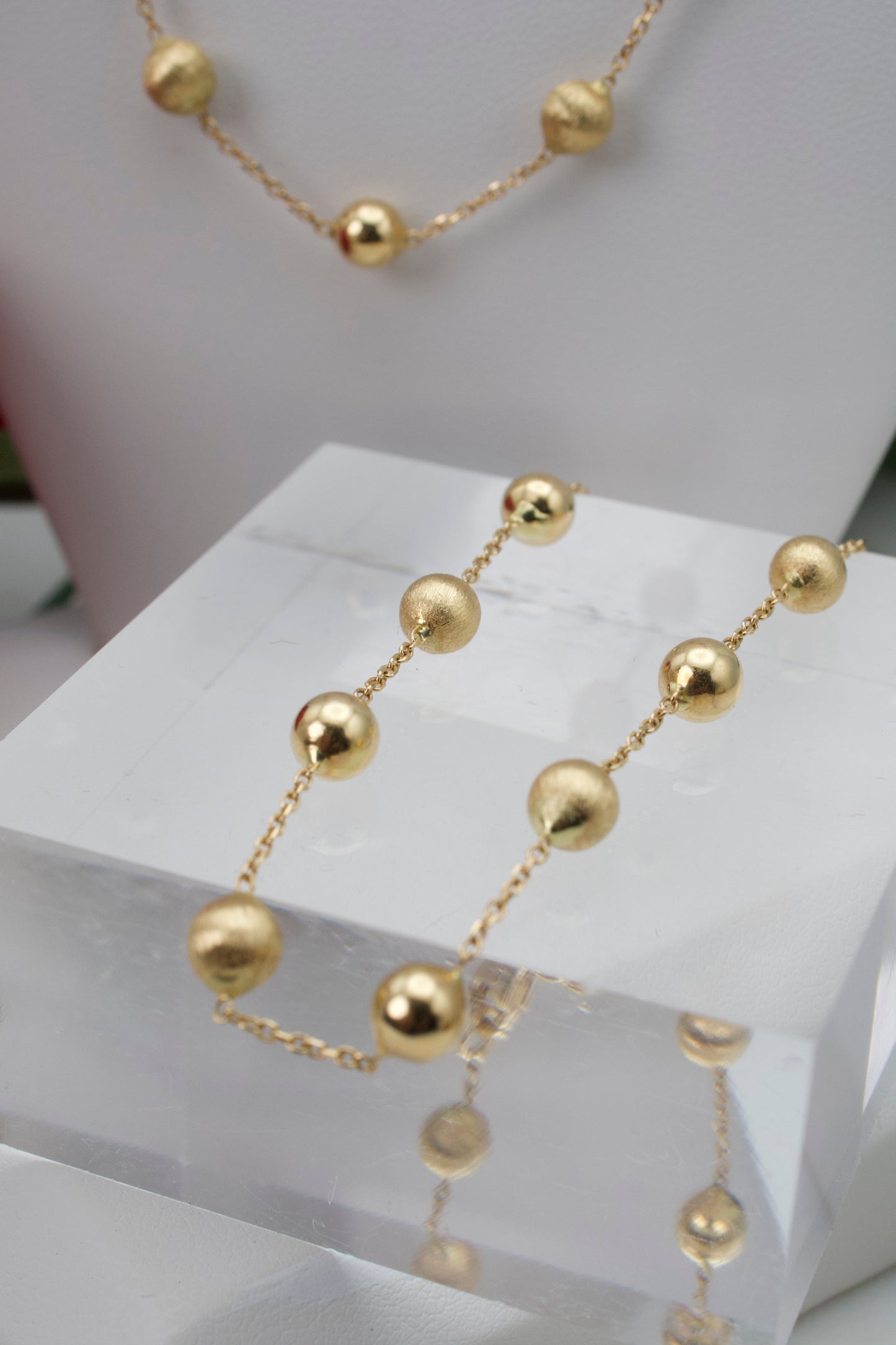 Juego Bolas Dama — Oro Italiano 18k