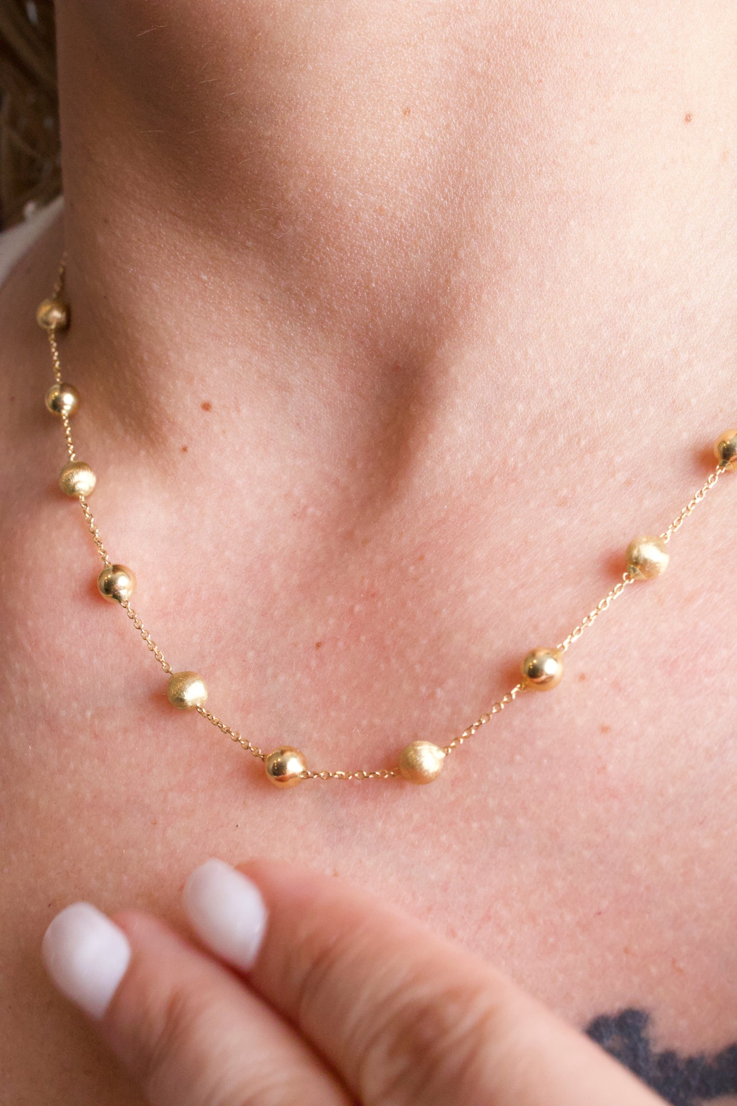 Juego Bolas Dama — Oro Italiano 18k