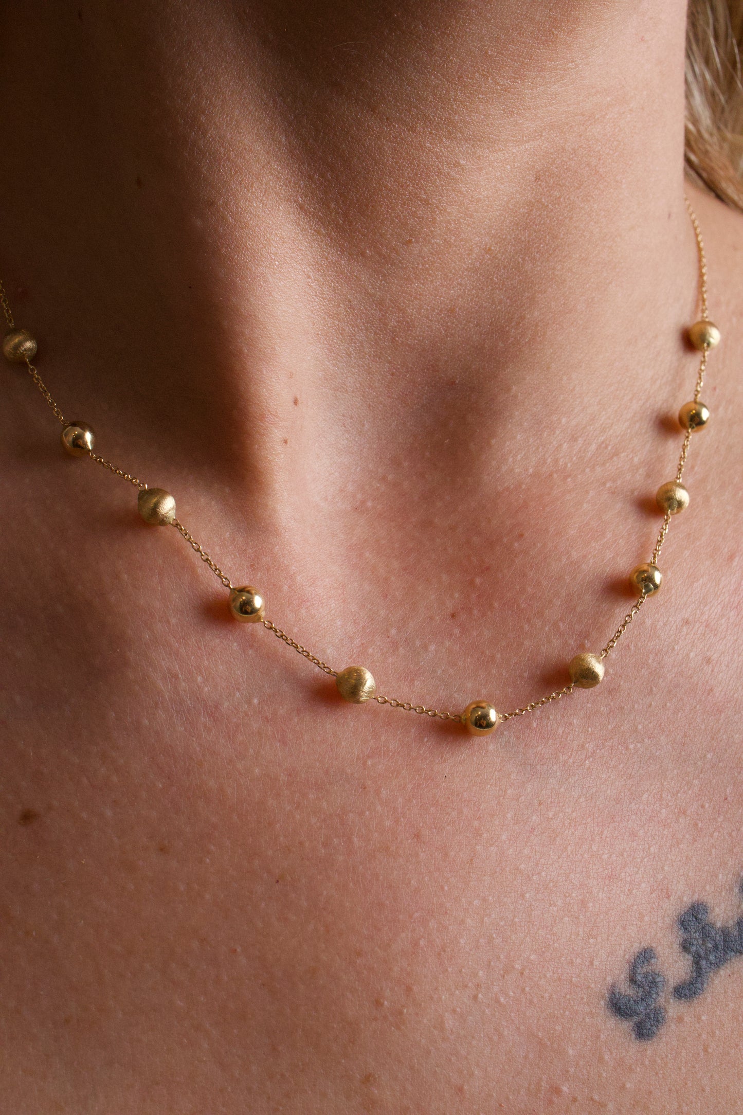 Juego Bolas Dama — Oro Italiano 18k