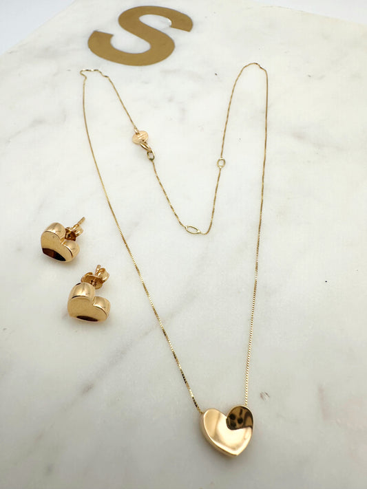 Set Corazón Dama — Oro Italiano 18k